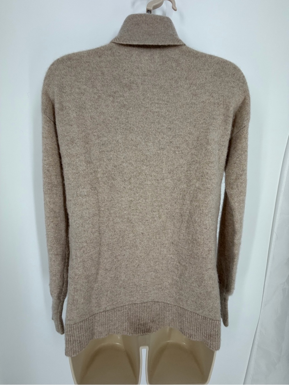 Nordstrom 100% Cashmere Turtleneck Sweater S Quiet Luxury Capsule Wardrobe - Picture 7 of 12